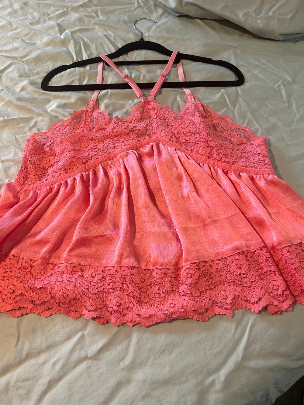 Free People Intimately Fiona Satin Cami in Conch Shell Pink - Picture 4 of 5